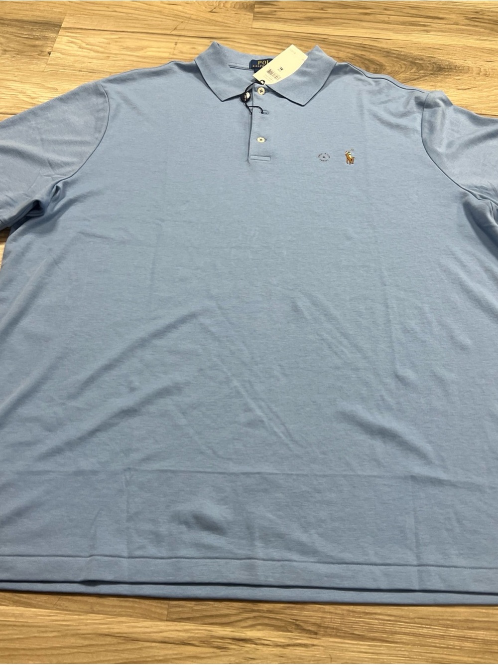 POLO RALPH LAUREN CLASSIC FIT SOFT KIND POLO SHIRT Light BLUE MEN'S XL NWT $118